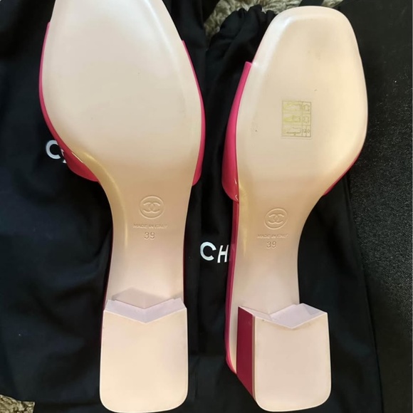 Chanel Hot Pink Mules - Picture 3 of 3